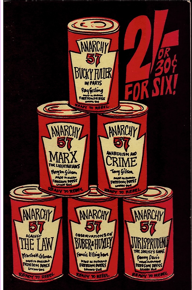 Image for Jurisprudence: the Jurists' Game - Anarchism and Crime - Against the Law - Marx for Libertarians - Bucky Fuller in Paris - Observations on Anarchy 54: Buber & Huxley. Anarchy 57 (Vol 5 No. 11) November 1965 Jurisprudence: the Jurists' Game - Anarchism and Crime - Against the Law - Marx for Libertarians - Bucky Fuller in Paris - Observations on Anarchy 54: Buber & Huxley. Anarchy 57 (Vol 5 No. 11) November 1965