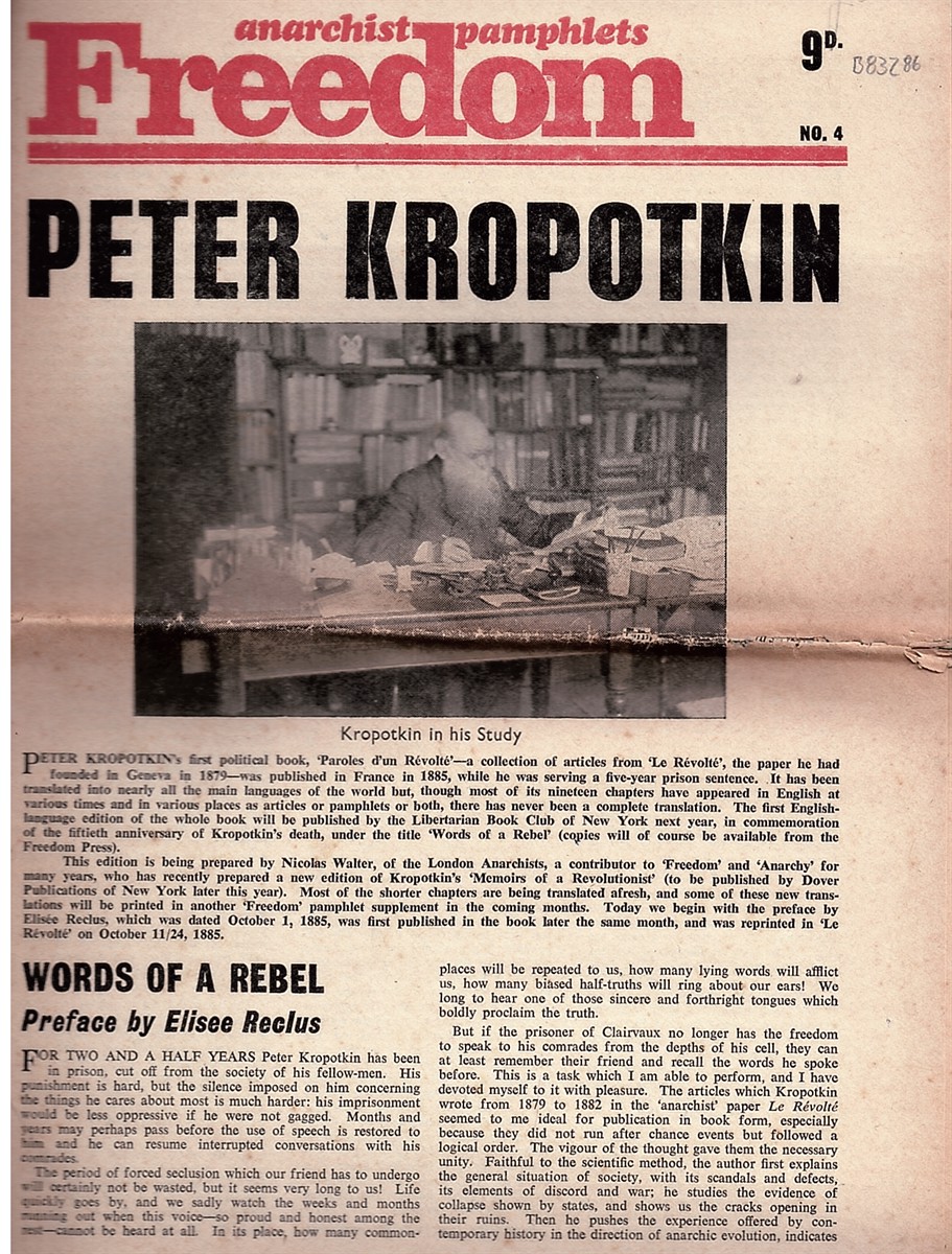 Image for Anarchist Pamphlets No.4 - Peter Kropotkin Anarchist Pamphlets No.4 - Peter Kropotkin