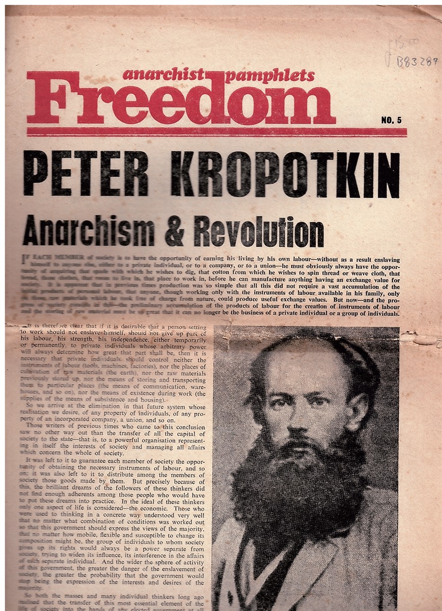 Image for Anarchist Pamphlets No.5 - Peter Kropotkin Anarchist Pamphlets No.5 - Peter Kropotkin