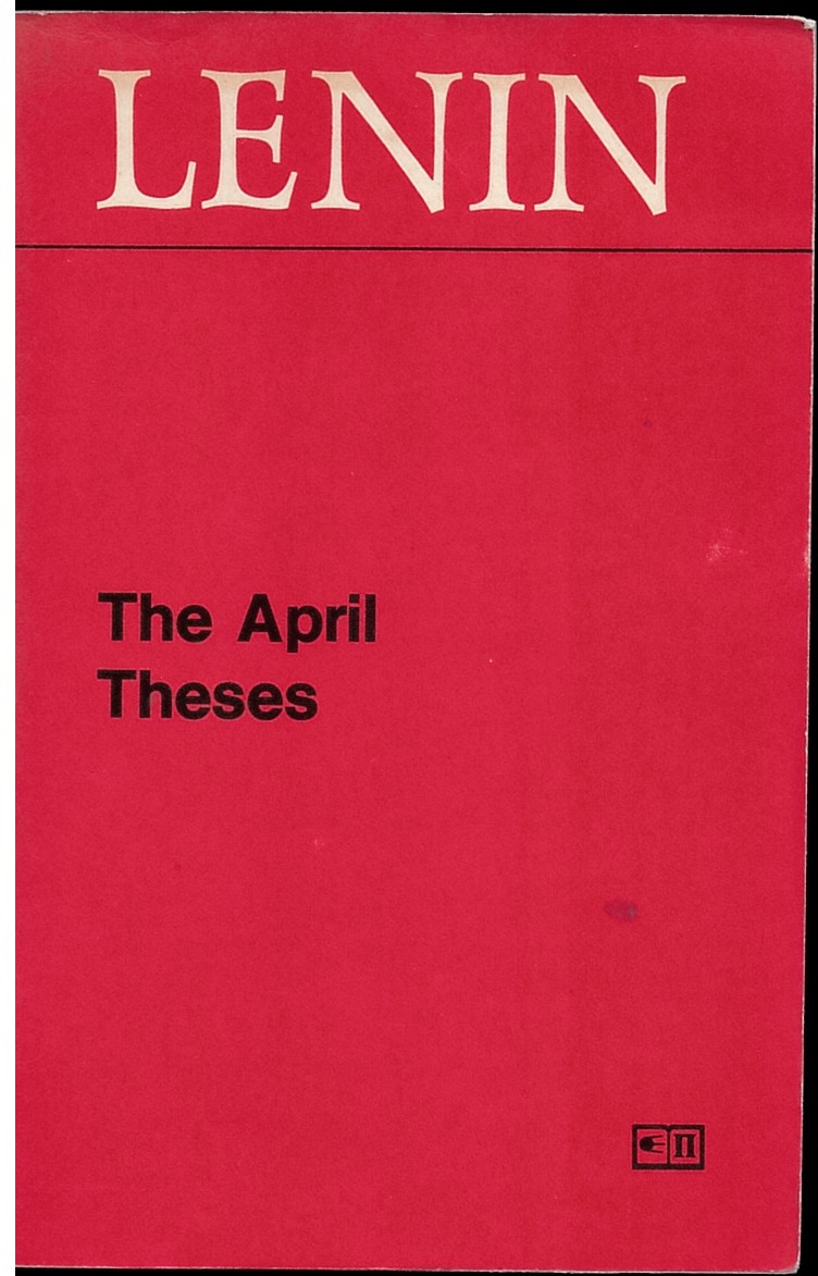 Image for The April Theses The April Theses