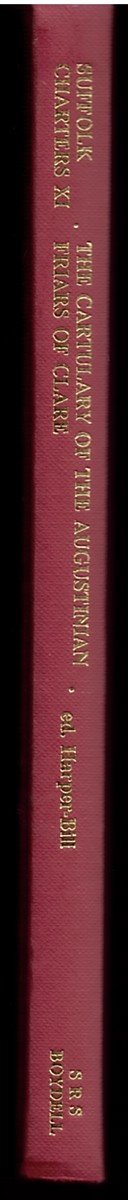 The Cartulary of the Augustinian Friars of Clare