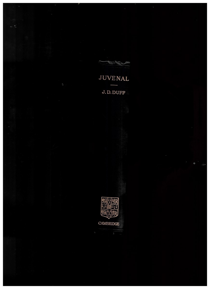 JUVENAL, J. D. DUFF (TRANSLATOR) - Fourteen Satires of Juvenal