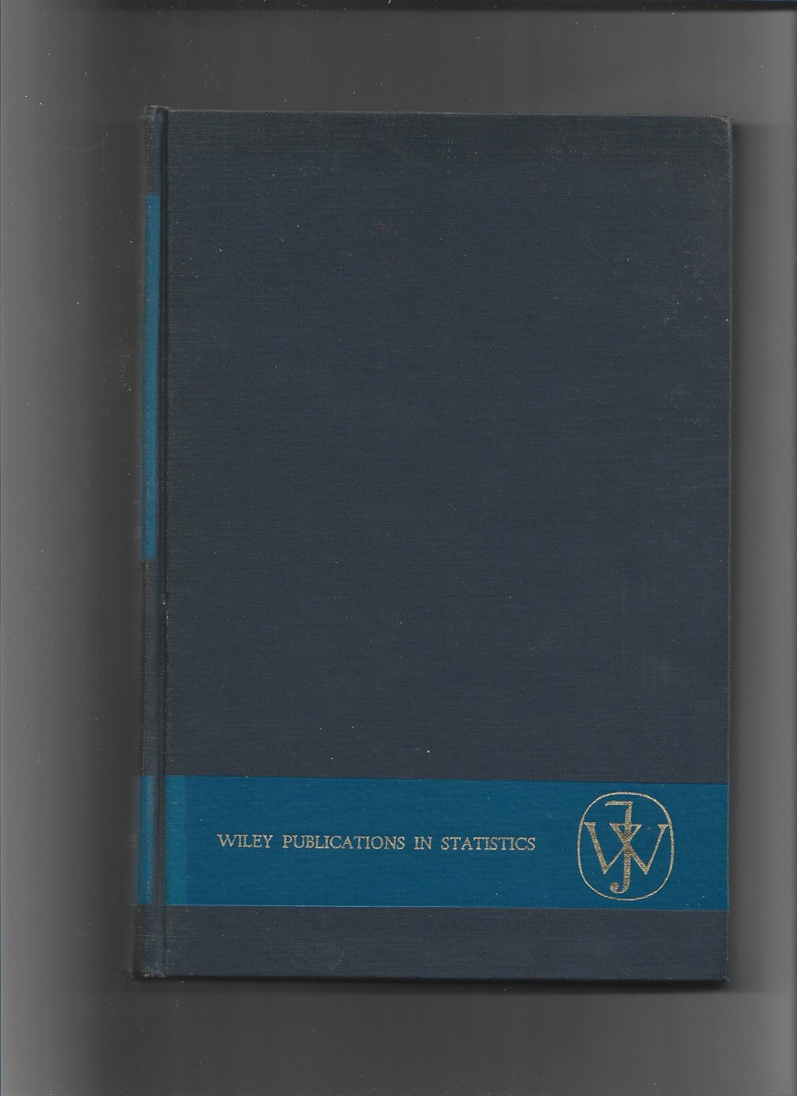 CRAMR, HARALD - The Elements of Probability Theory and Some of Its Applications