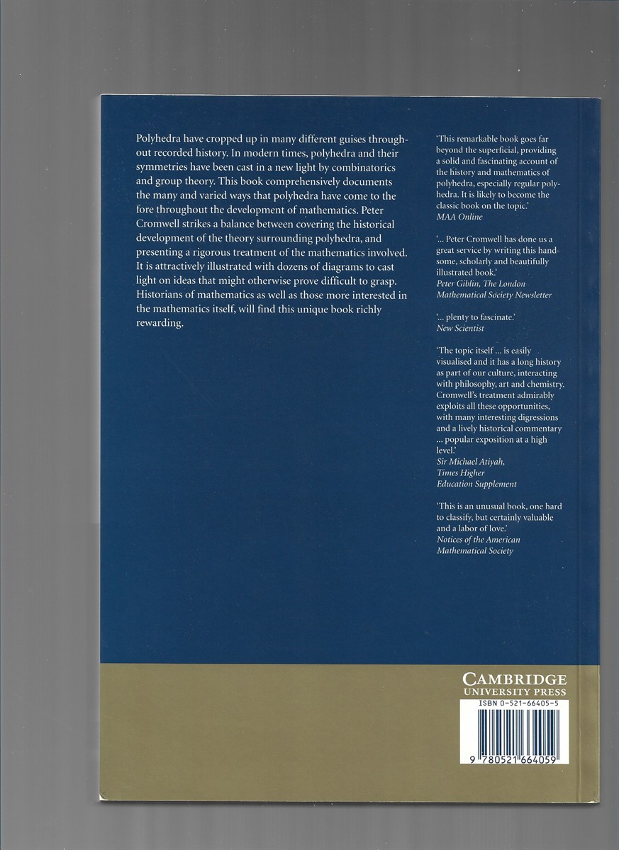 CROMWELL, PETER R. - Polyhedra. 