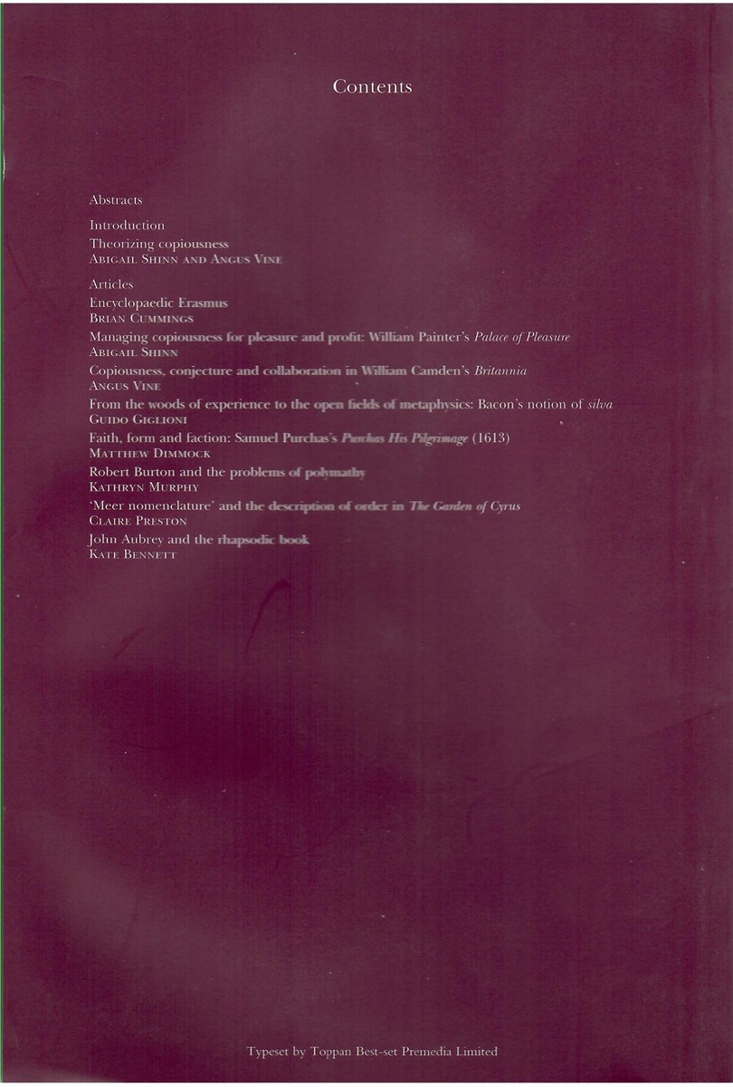 Renaissance Studies. Journal of the Society for Renaissance Studies. Volume 28. Number 2 April 2014