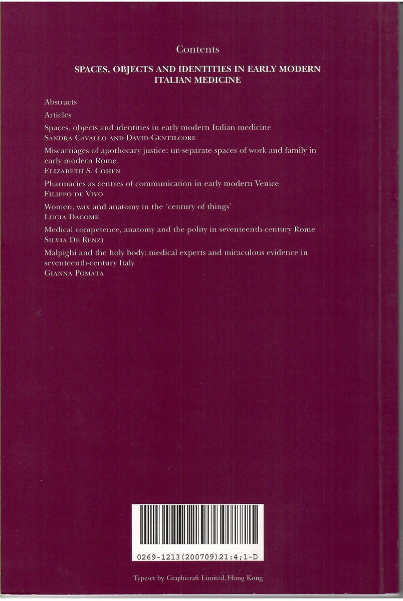 Renaissance Studies. Journal of the Society for Renaissance Studies. Volume 21 Number 4 September 2007