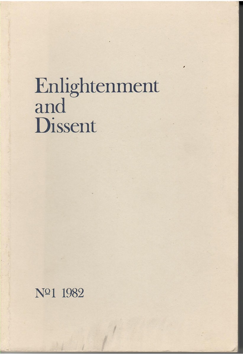 Enlightenment and Dissent No.1 1982