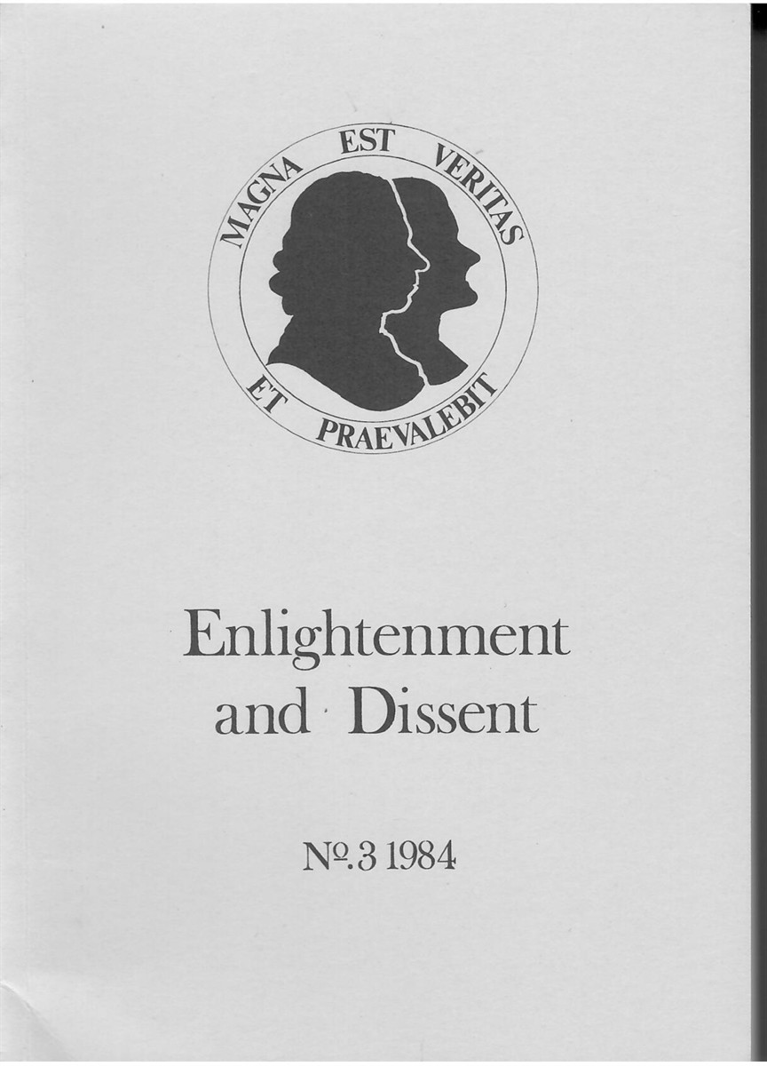 Enlightenment and Dissent No. 3 1984