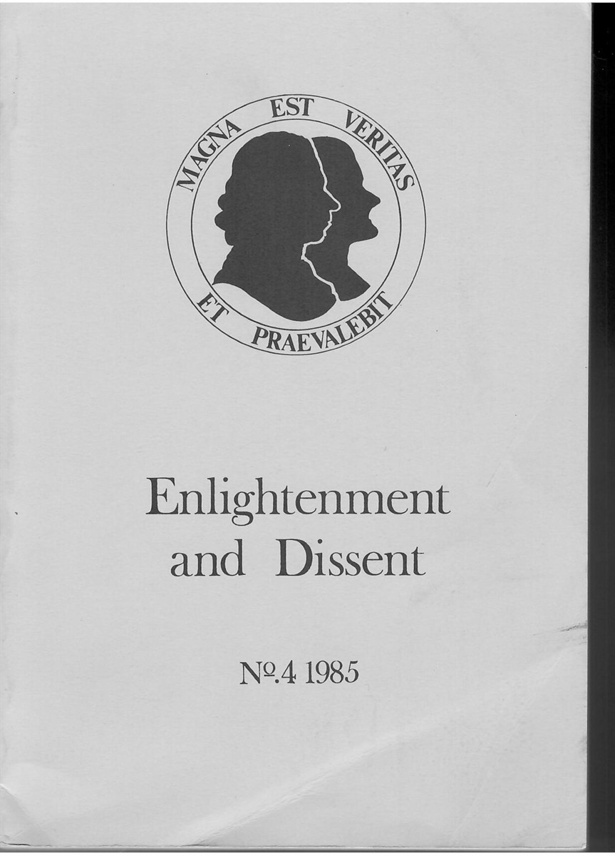 Enlightenment and Dissent No. 4 1985