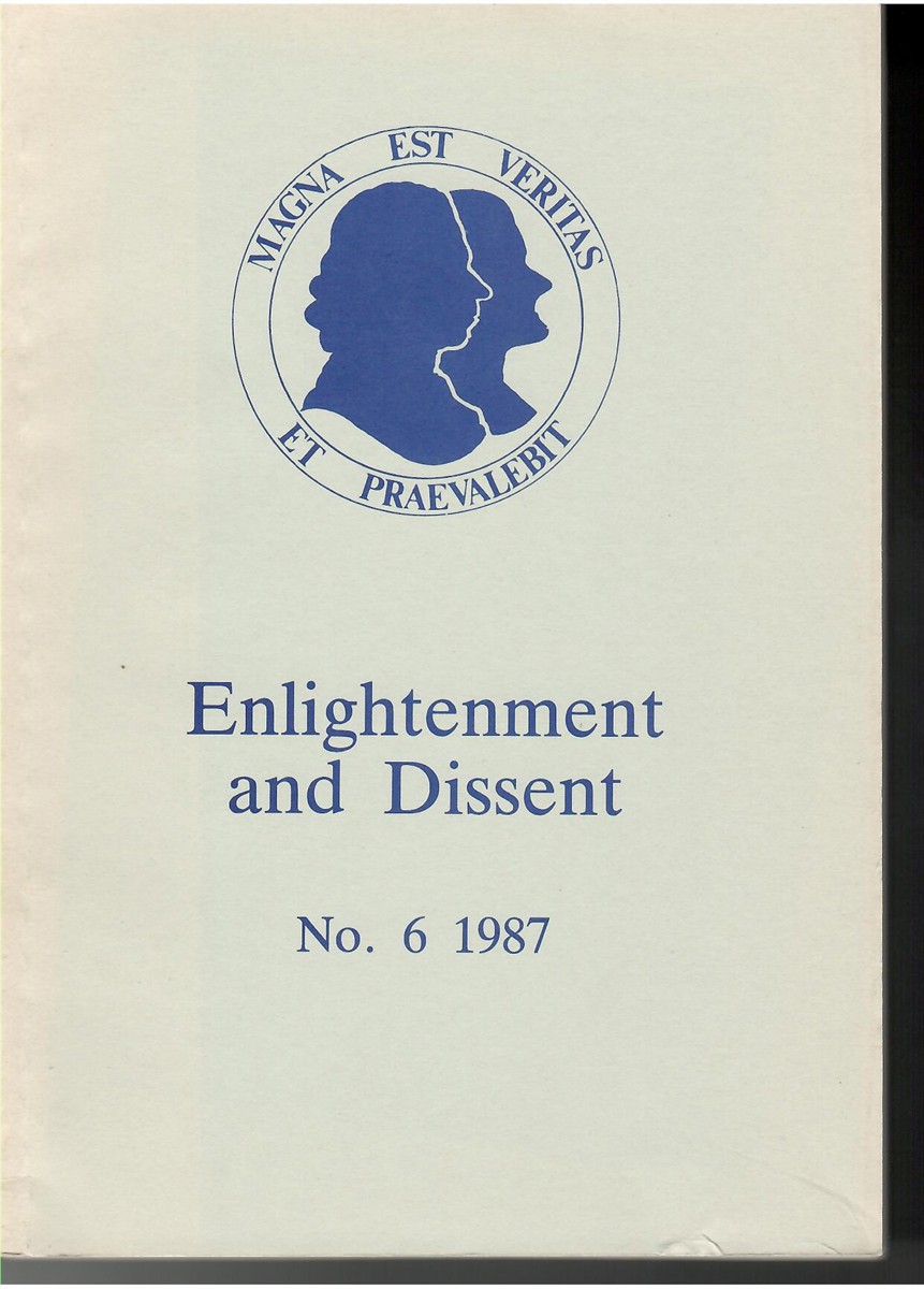 Enlightenment and Dissent No. 6 1987
