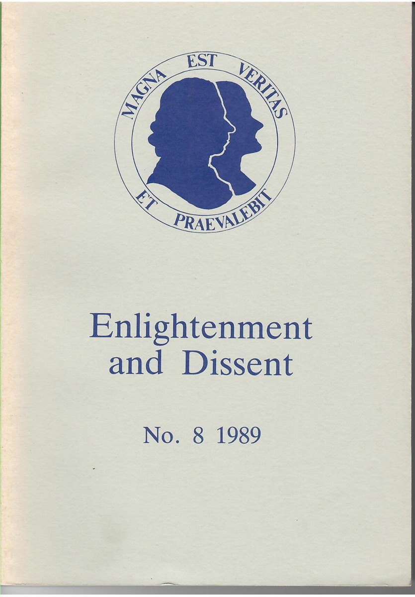 Image for Enlightenment and Dissent No. 8 1989 Enlightenment and Dissent No. 8 1989