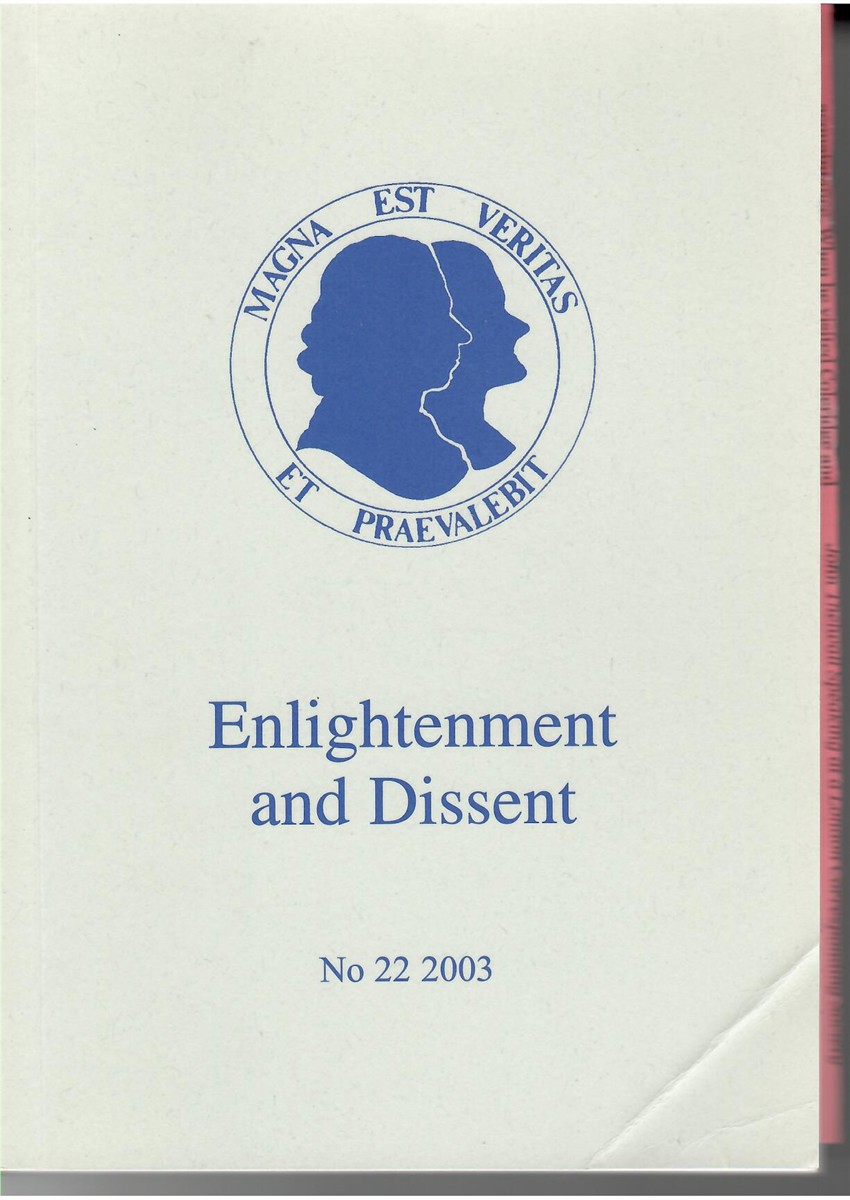 Enlightenment and Dissent No 22 2003