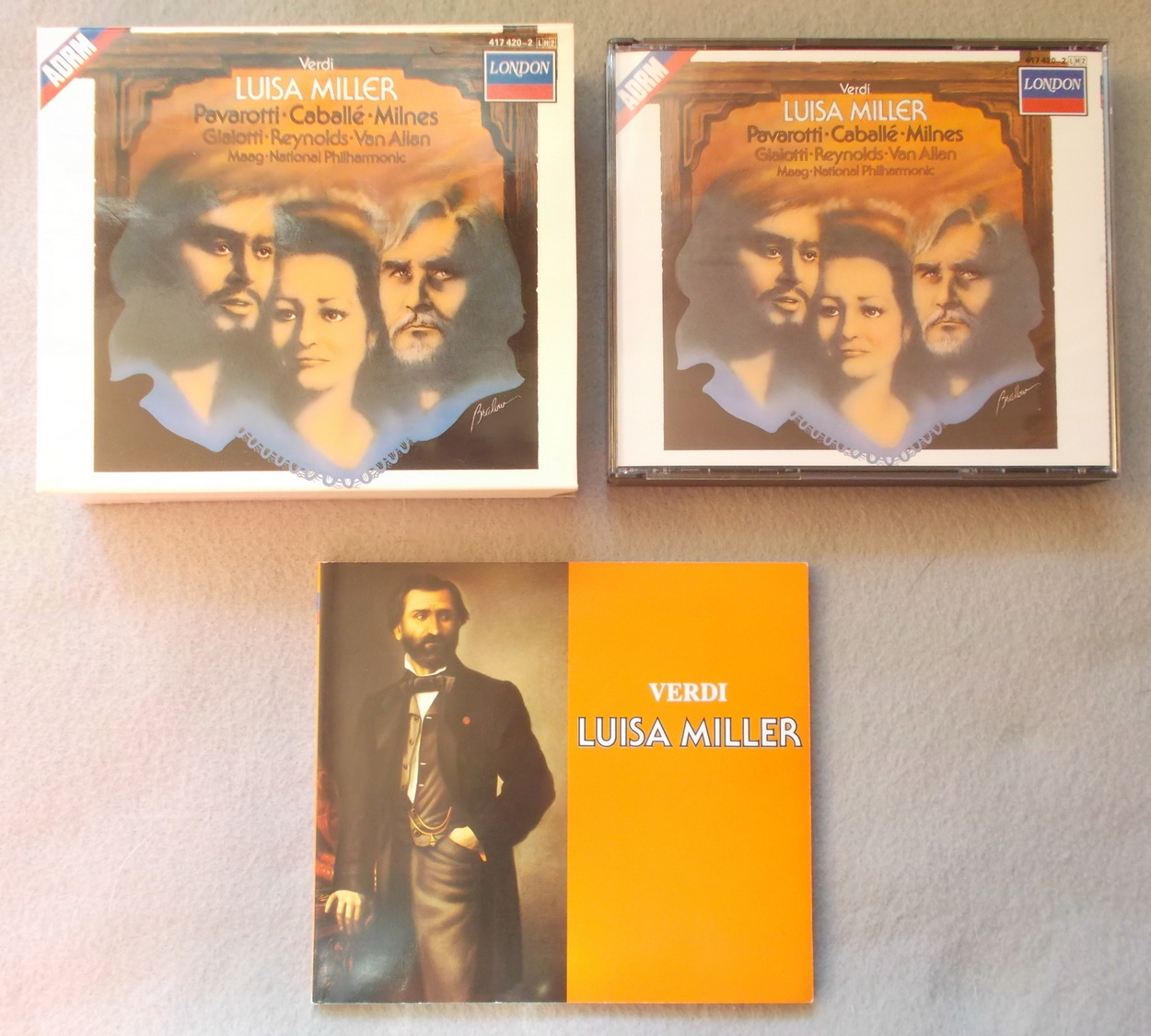 Verdi - Luisa Miller / Pavarotti Caball Milnes Giaiotti Reynolds Van Allan NP Maag