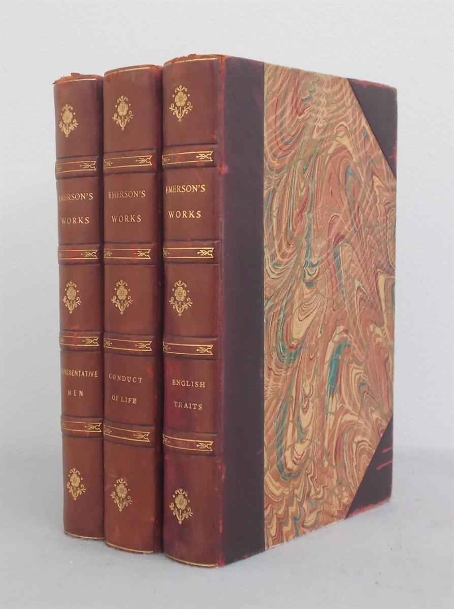 Emerson's Works (3 Volume Set) : Conduct of Life, Representative Men, English Traits