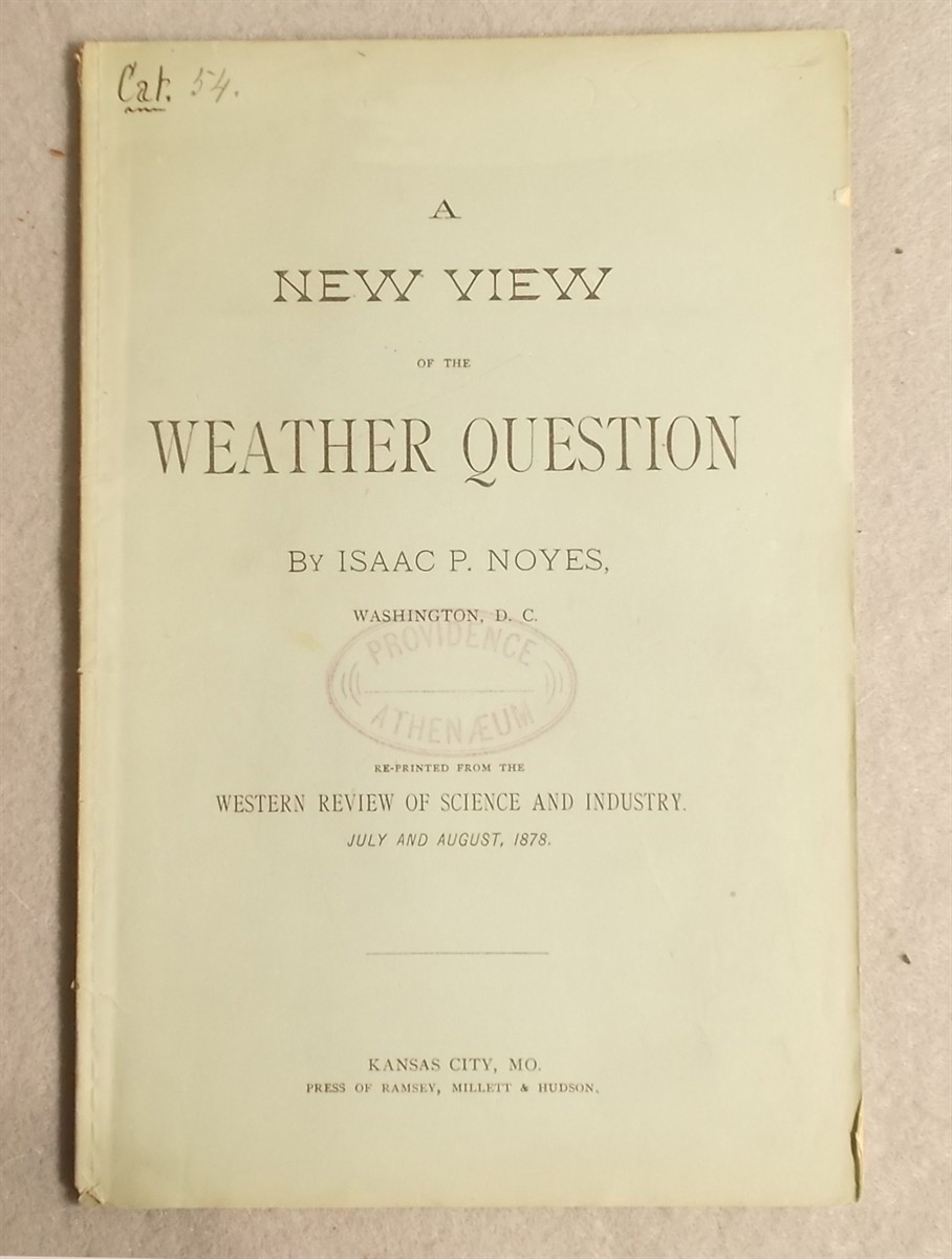 A New View of the Weather Question