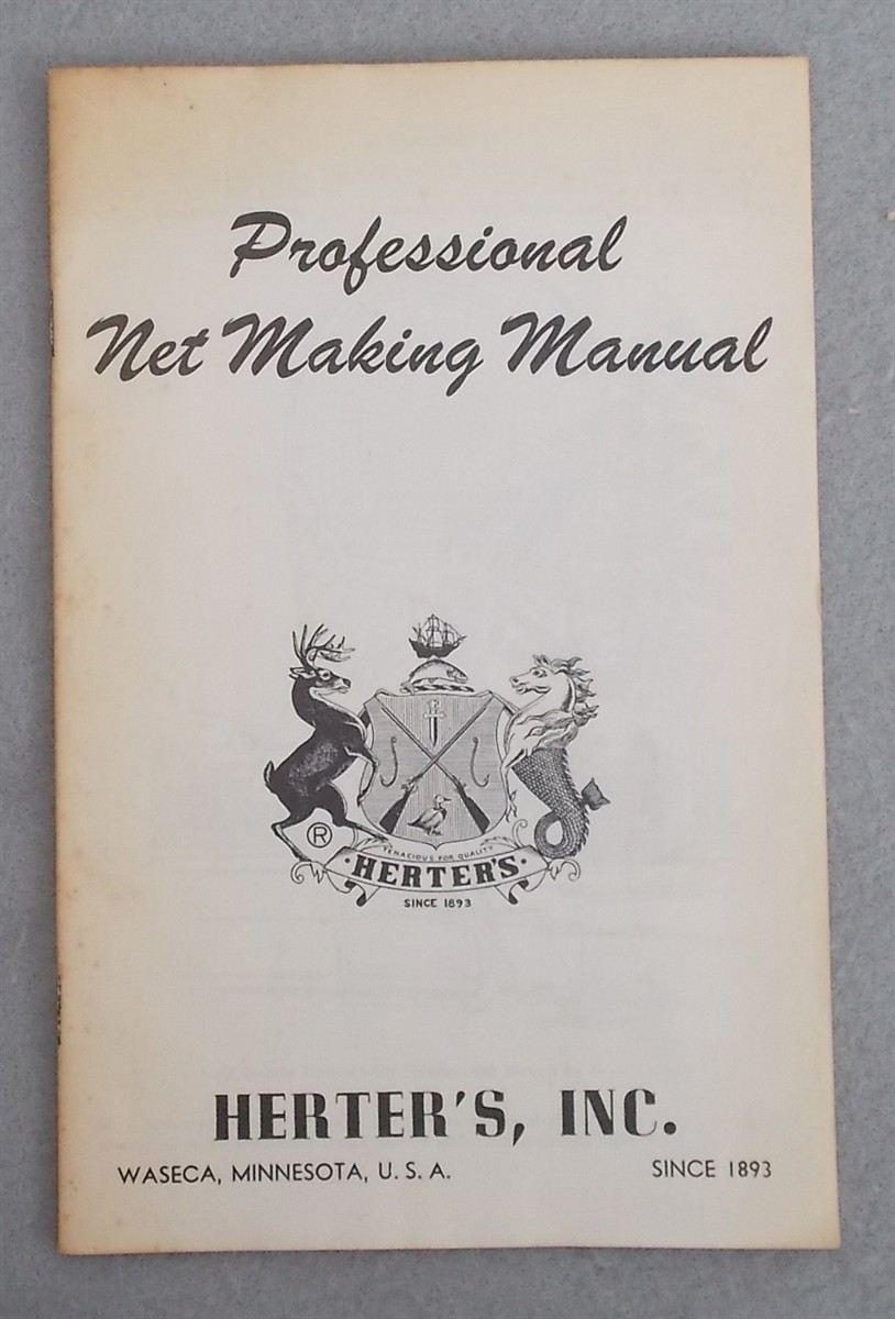 Professional Net Making Manual [Netmaking]