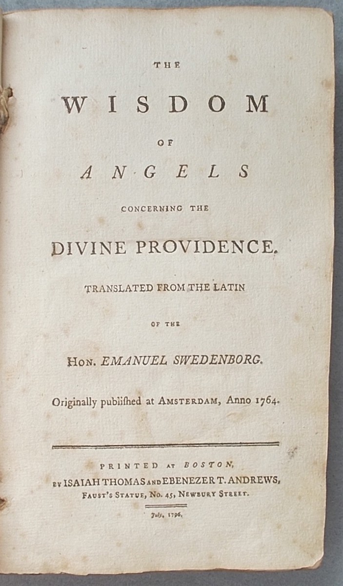 The Wisdom of Angels Concerning the Divine Providence