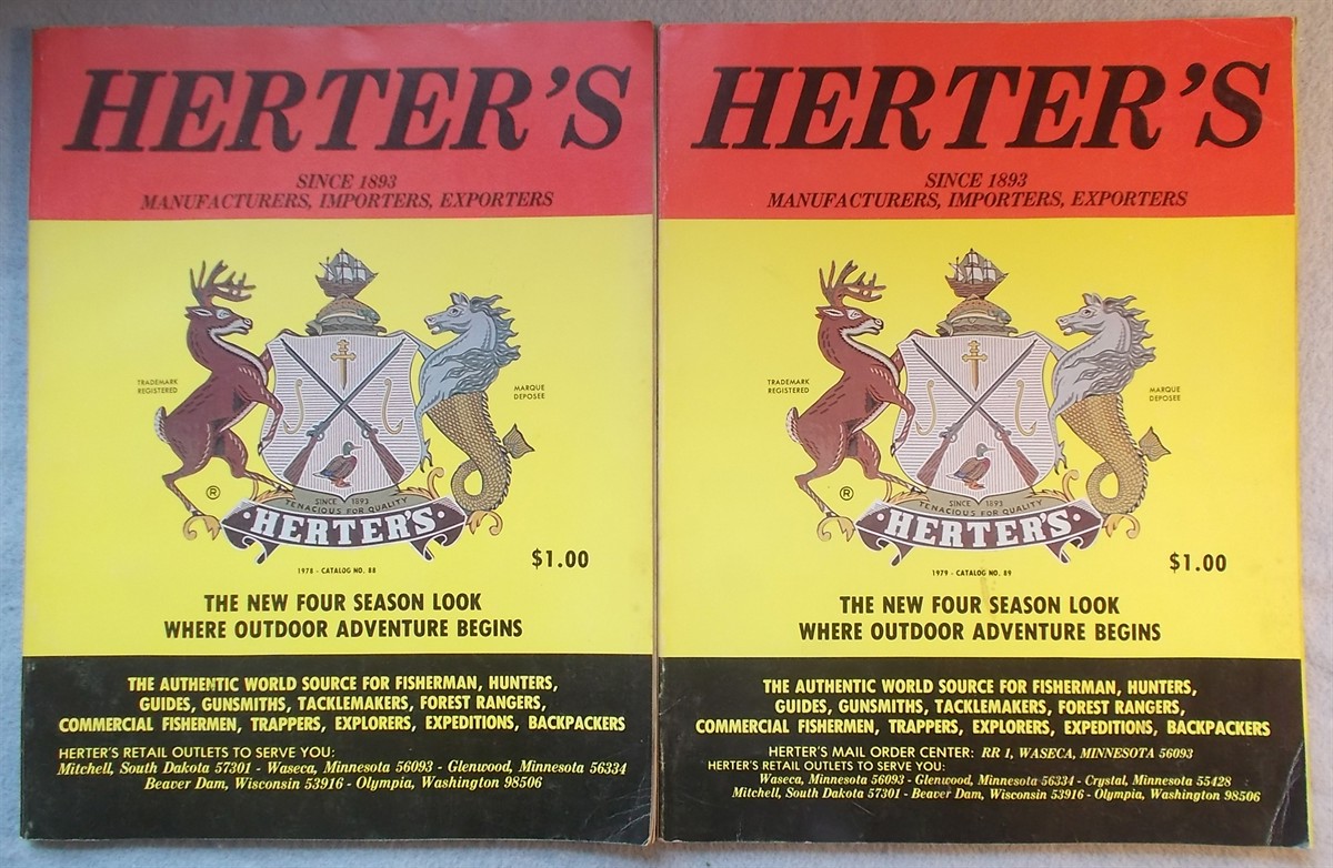 Two Herter's Catalogues (1978 & 1979) : the New Four Season Look, Where Outdoor Adventure Begins