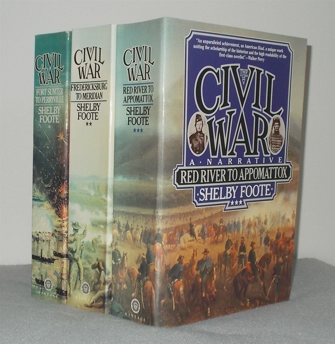 The Civil War a Narrative (3 Volume Set) : Fort Sumter to Perryville, Fredericksburg to Meridian, Red River to Appomattox