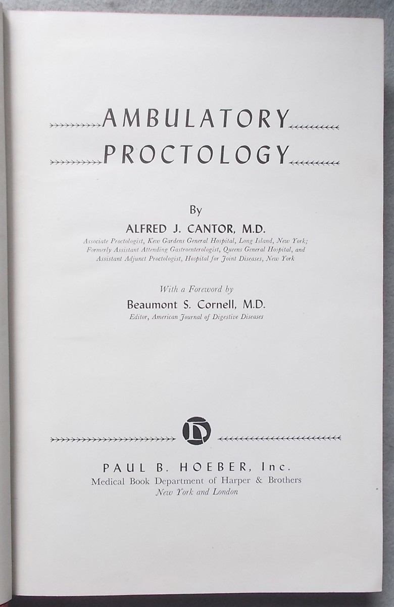 Ambulatory Proctology