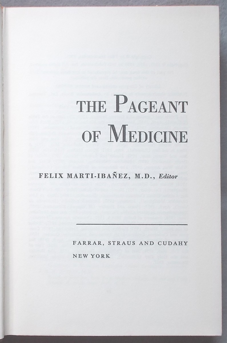 The Pageant of Medicine: the Best from the Medical Newsmagazine MD