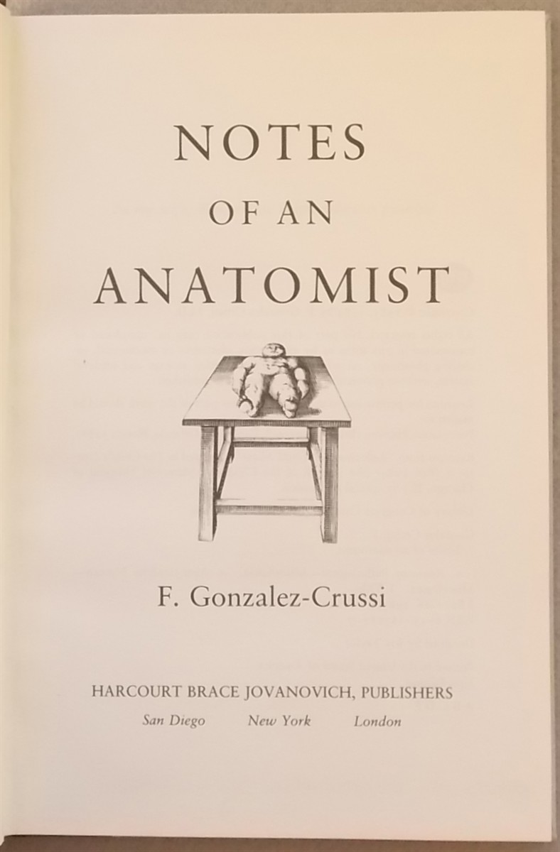 Notes of an Anatomist