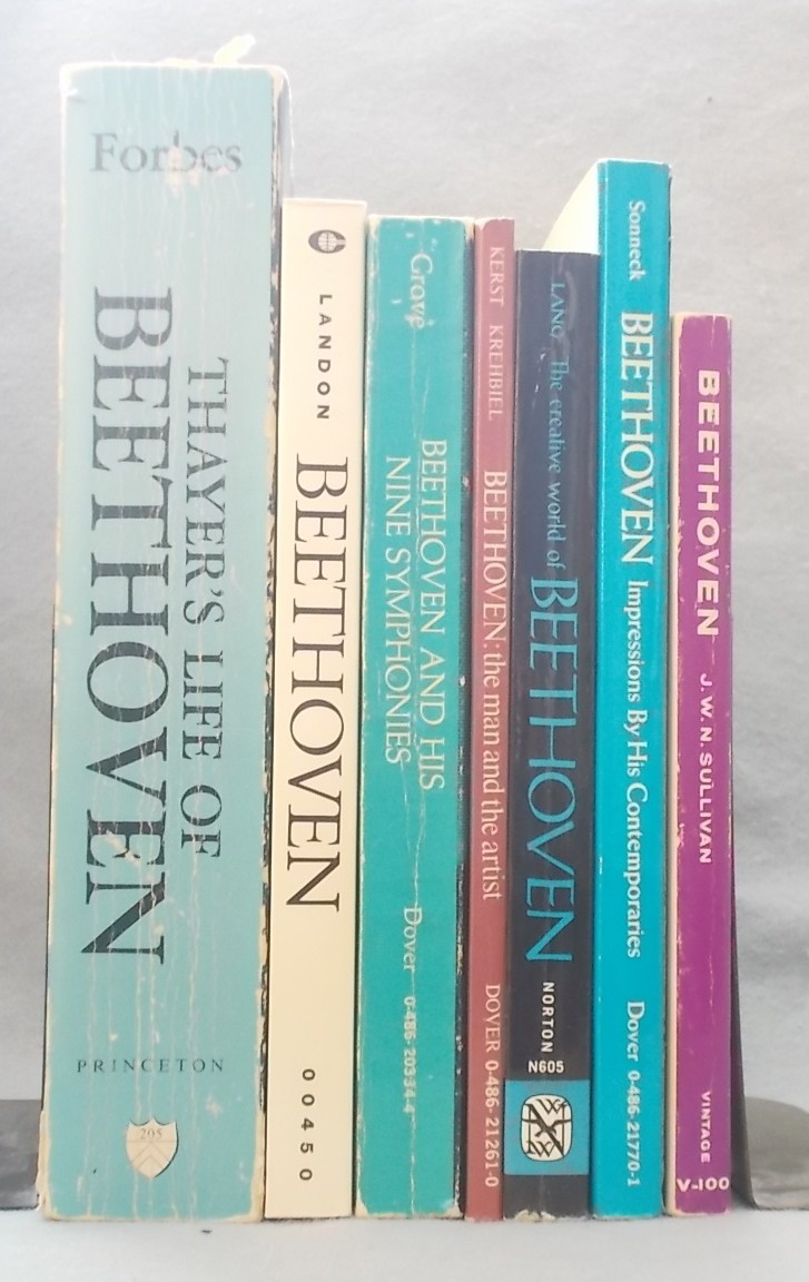 Image for 7 Books on Ludwig Van Beethoven: Thayer's Life of Beethoven (One Volume Edition) , the Creative World of Beethoven, Beethoven: the Man and Artist As Revealed in His Own Words, Beethoven: a Documentary Study, Beethoven and His Nine Symphonies, Beethoven: Impressions by His Contemporaries, Beethoven: 7 Books on Ludwig Van Beethoven: Thayer's Life of Beethoven (One Volume Edition) , the Creative World of Beethoven, Beethoven: the Man and Artist As Revealed in His Own Words, Beethoven: a Documentary Study, Beethoven and His Nine Symphonies, Beethoven: Impressions by His Contemporaries, Beethoven: