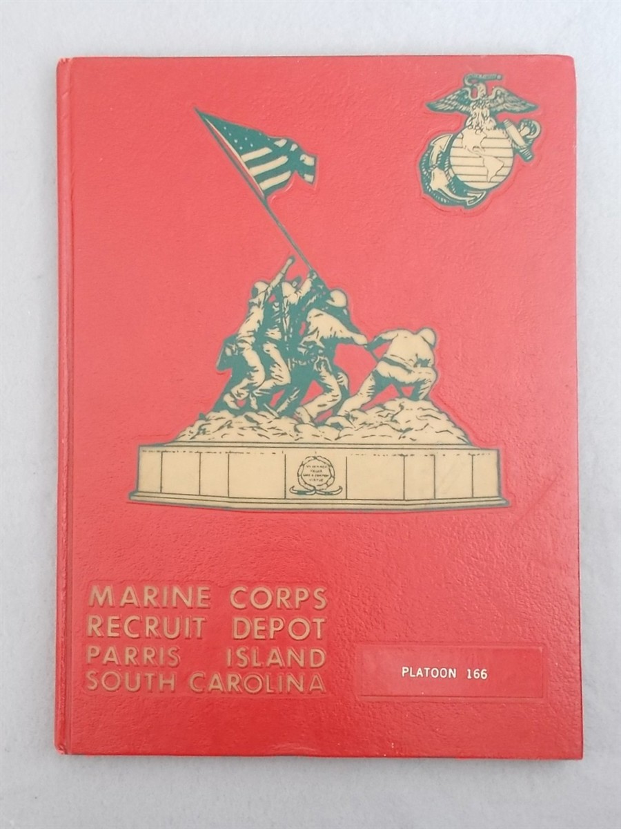 Marine Corps Recruit Depot Parris Island Yearbook, South Carolina: Platoon 166, 1976