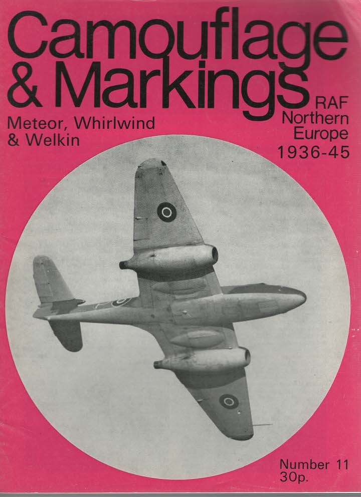Goulding, James -  Camouflage & Markings No.11 Meteor, Whirlwind & Welkin  RAF Northern Europe 1936-45.