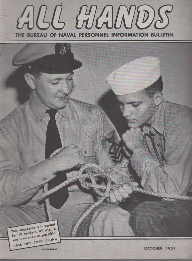 ALL HANDS The Bureau of Naval Personnel Information Bulletin October 1951 No.416