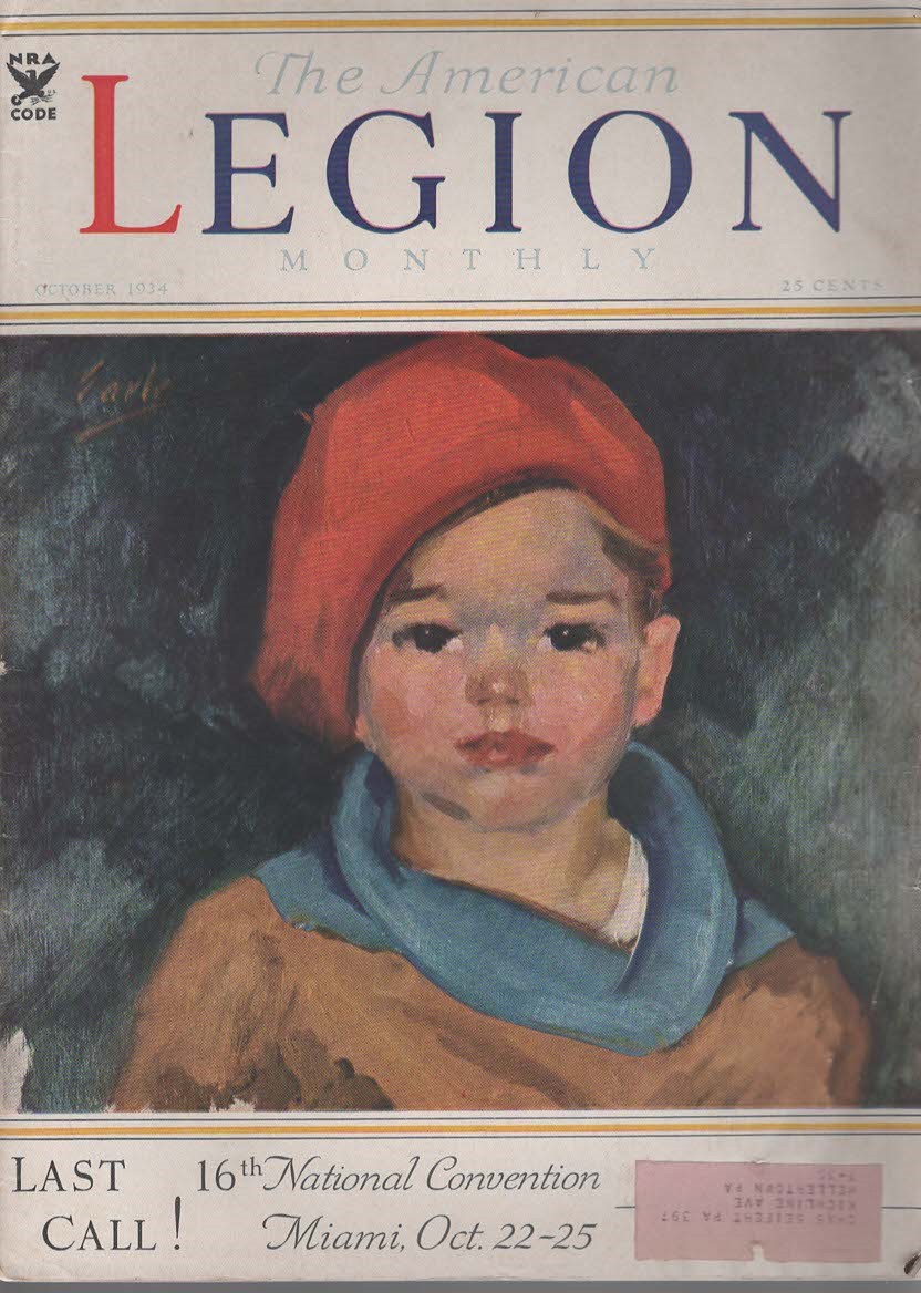 The American Legion October, 1934 Vol. 17, No. 4