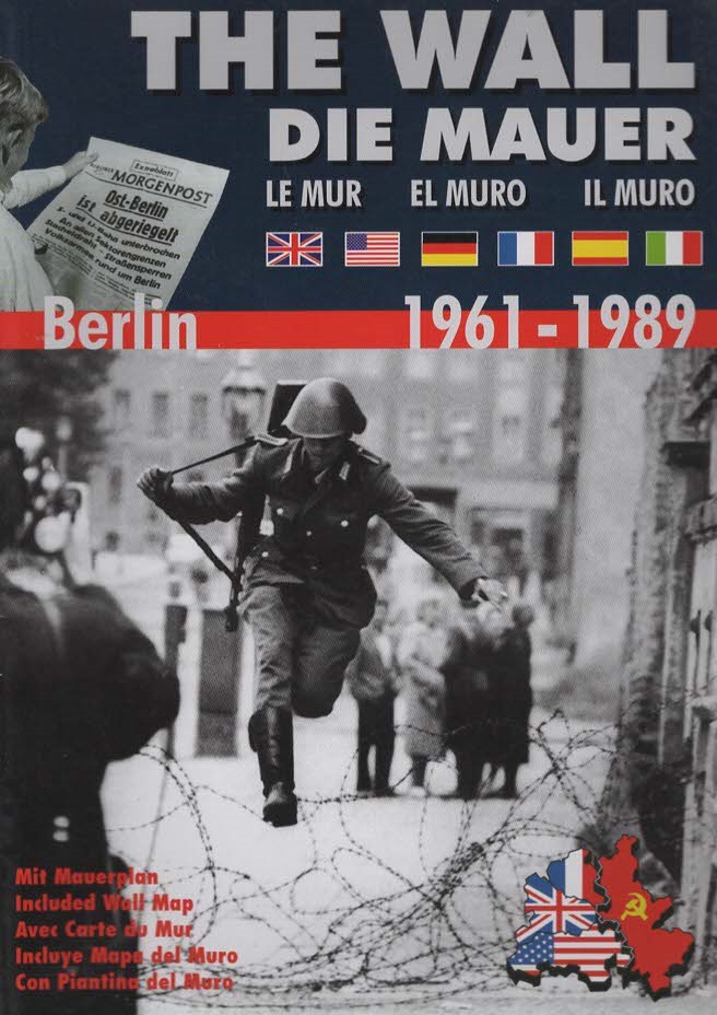 THE WALL BERLIN 1961-1989 INCLUDED WALL MAP