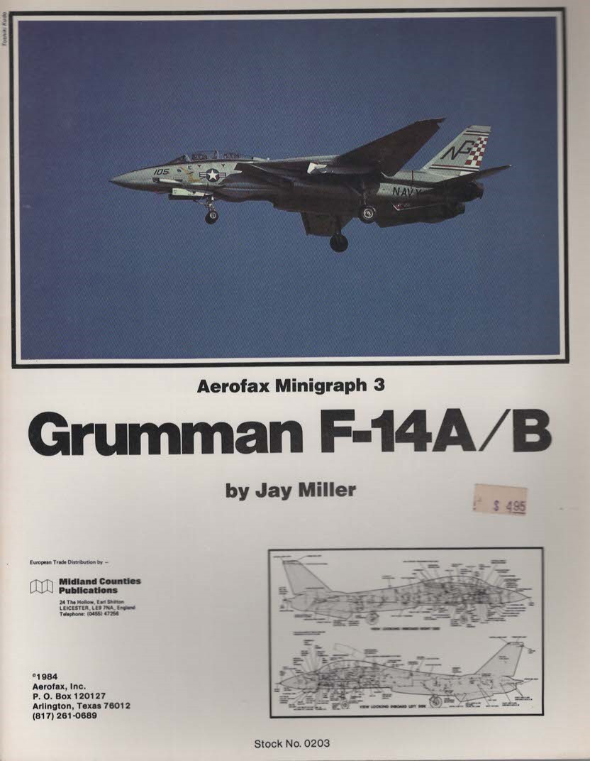 Aerofax Minigraph 3 Grumman F-14A/B