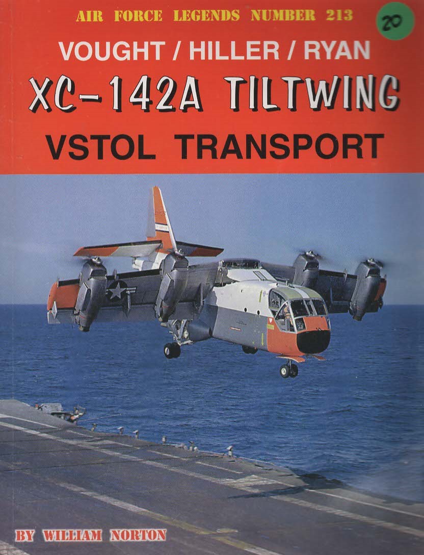 VOUGHT/HILLER/RYAN XC-142A TILTWING VSTOL TRANSPORT