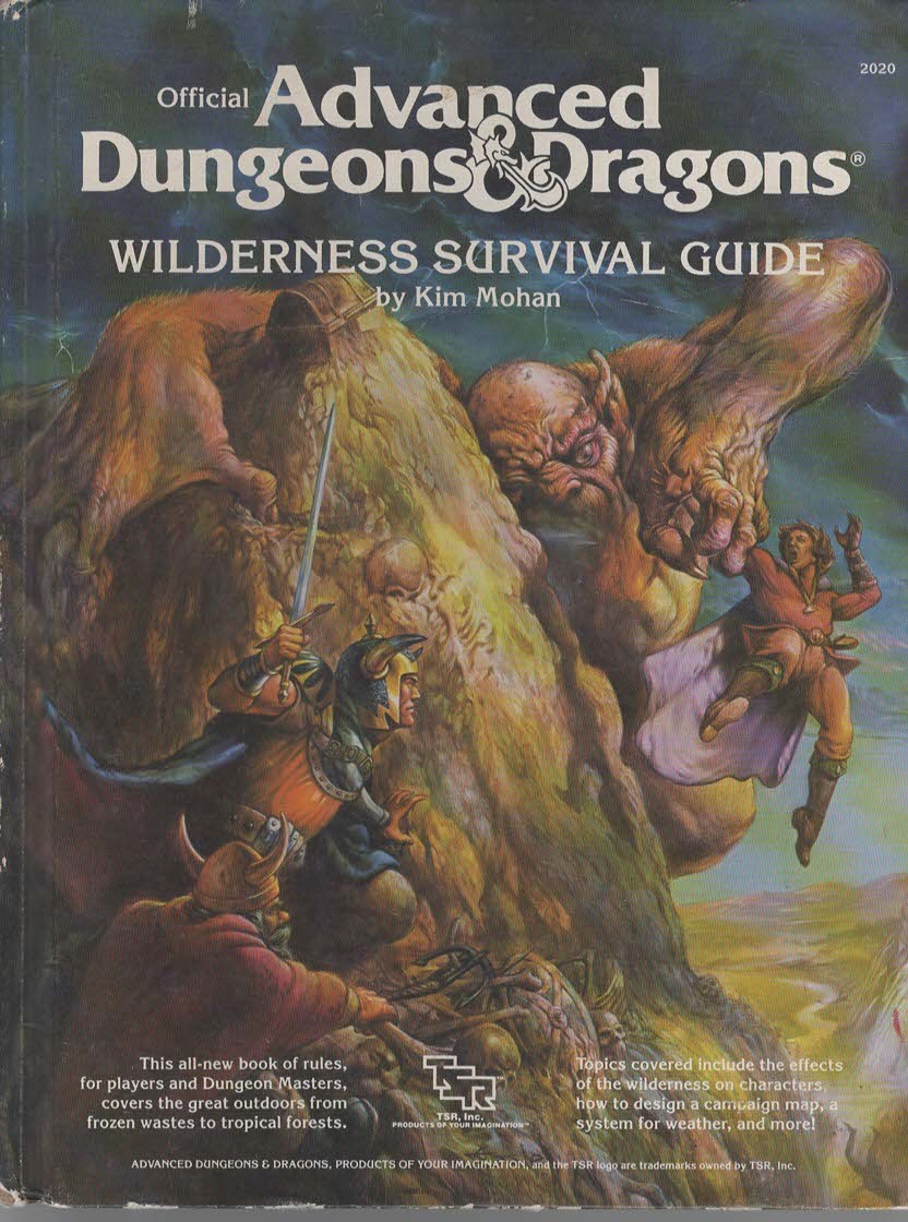 Official Advanced Dungeons & Dragons Wilderness Survival Guide