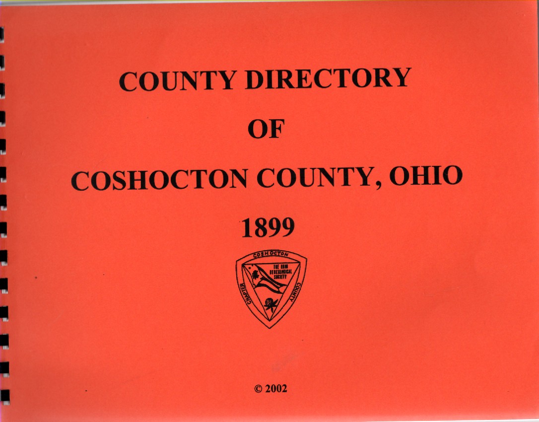 Image for County Directory of Coshocton County, Ohio 1899