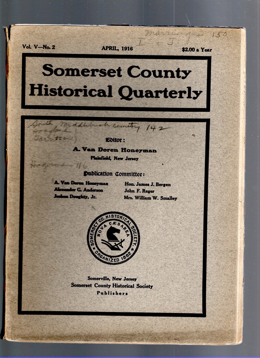 Somerset County Historical Quarterly Vol. V No. 2 April 1916