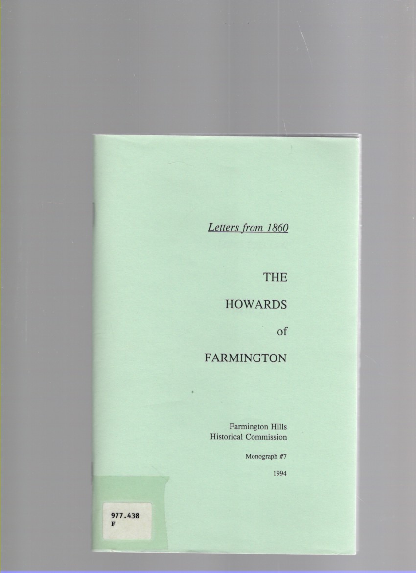 Letters from 1860 The Howards of Farmington