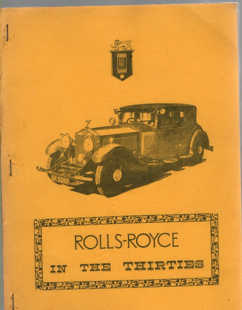 Rolls-Royce in the Thirties