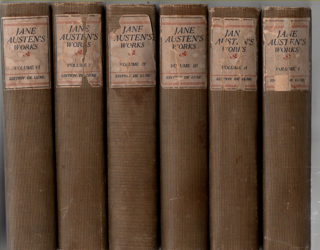 Works of Jane Austen Volume I - VI (Sense and Sensibility, Pride and Prejudice, Mansfield Park, Emma, Persuasion, Northanger Abbey (six volumes)