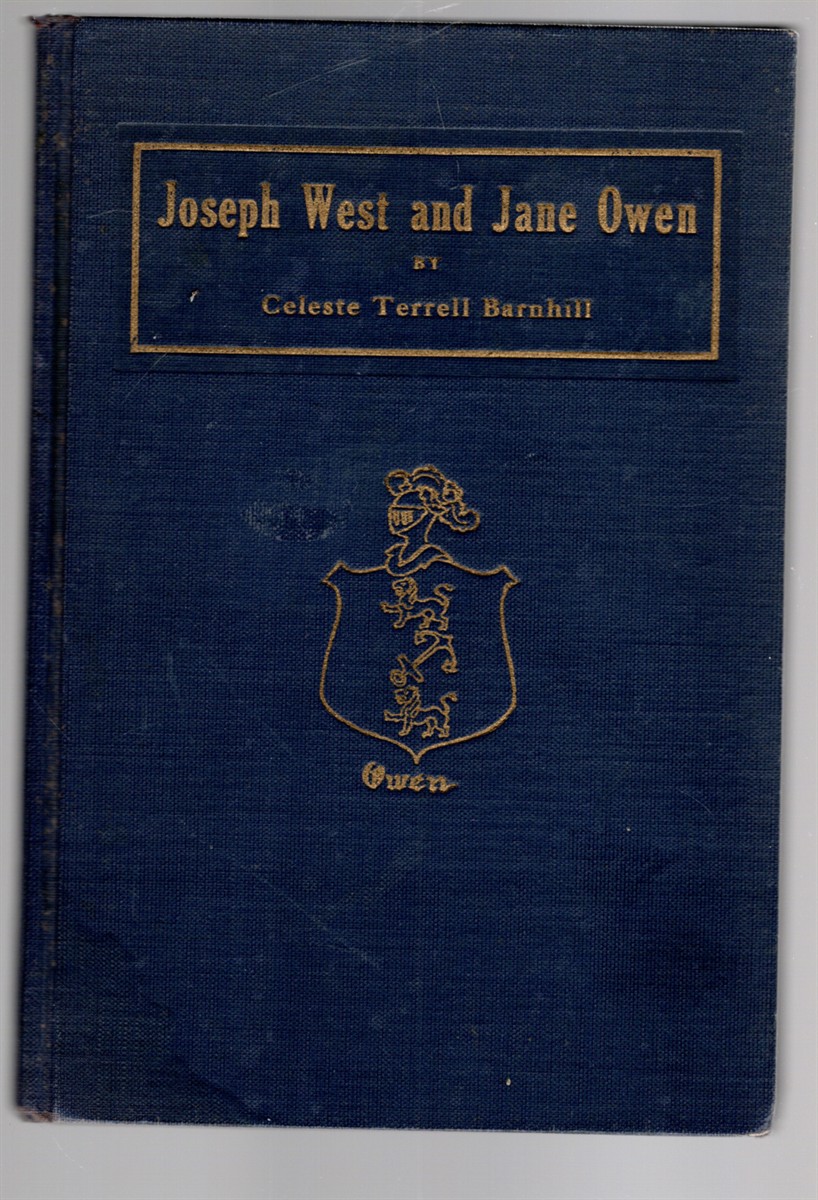 Image for Joseph West and Jane Owen Joseph West and Jane Owen