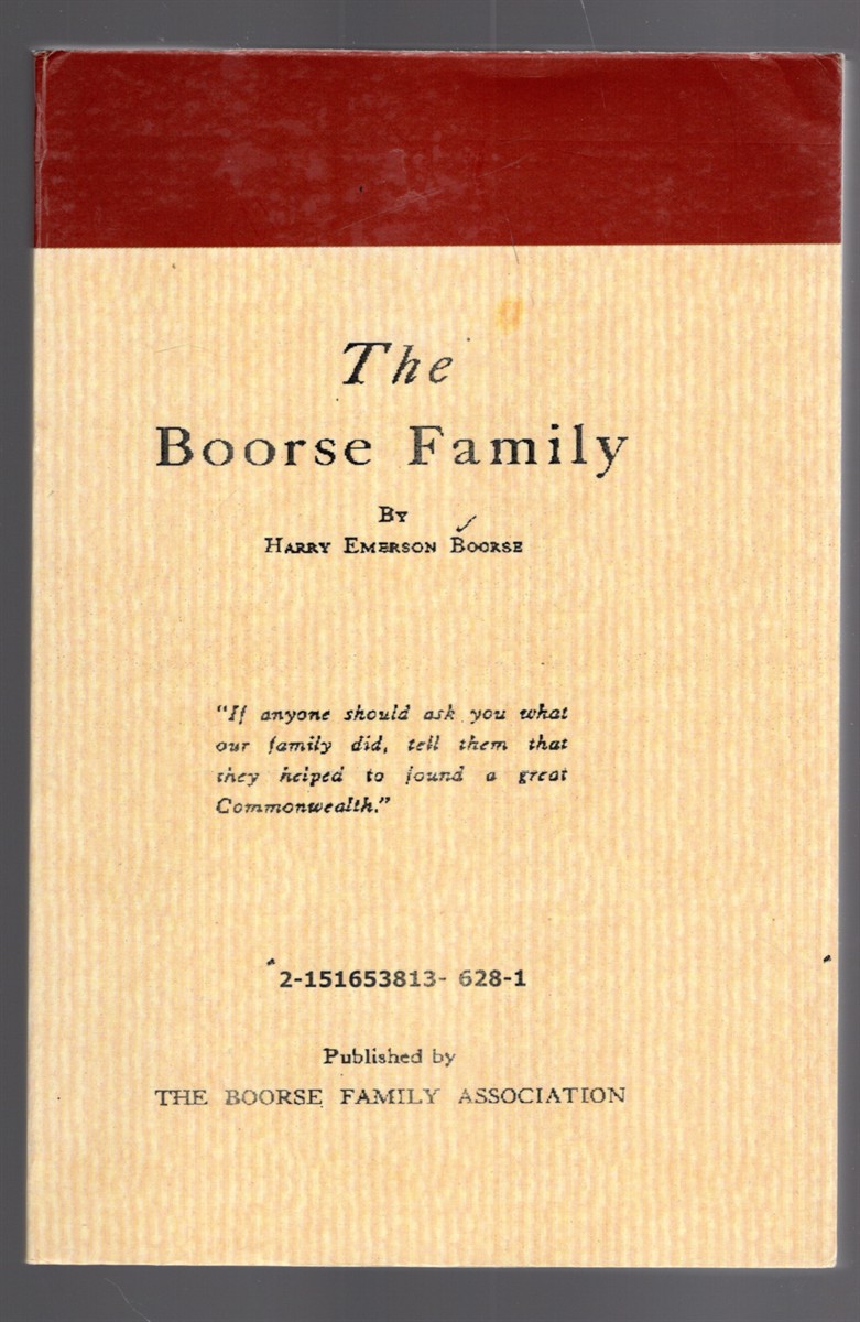 Image for The Boorse Family The Boorse Family