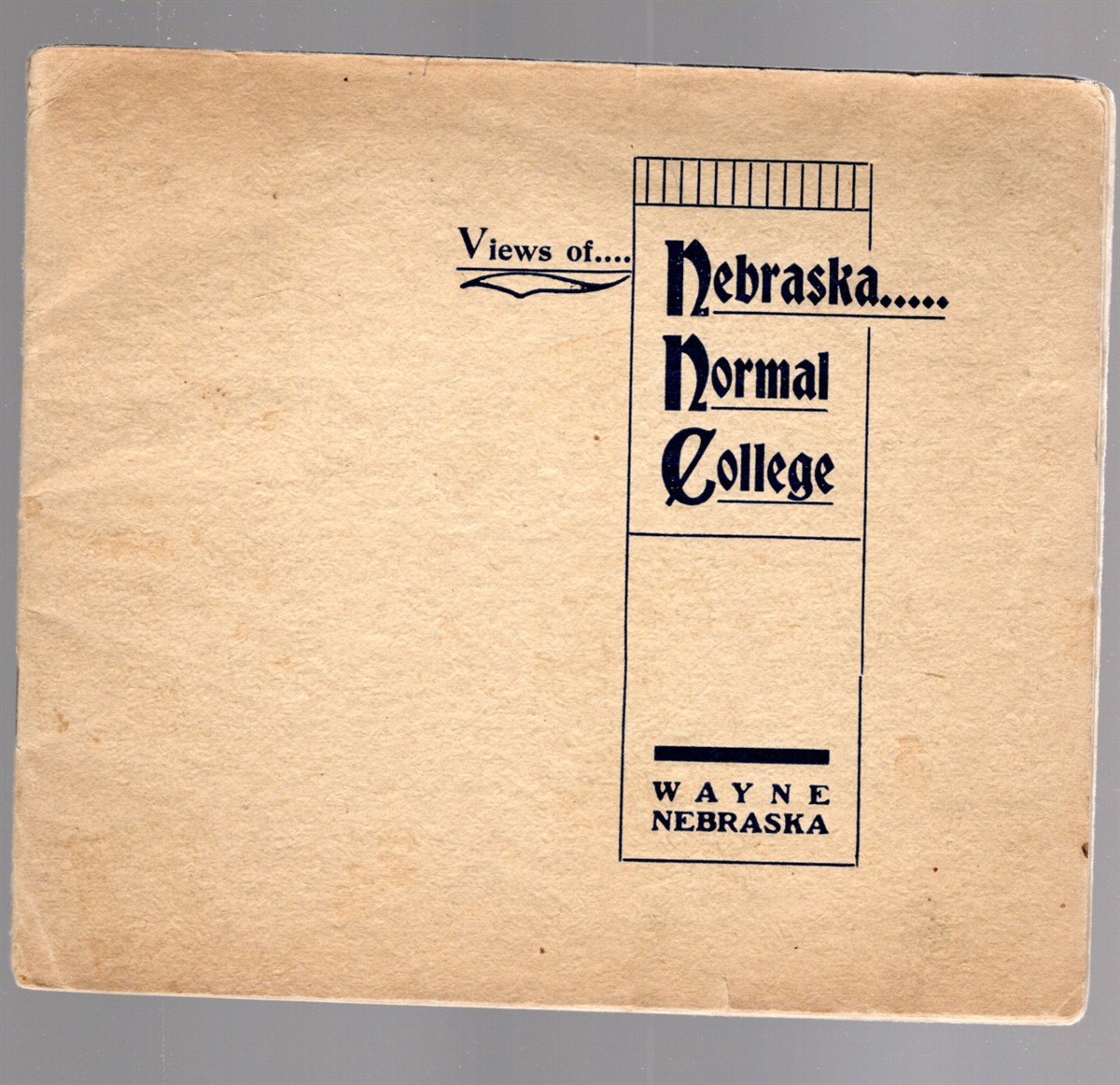 Views of Nebraska Norman College Wayne, Nebraska