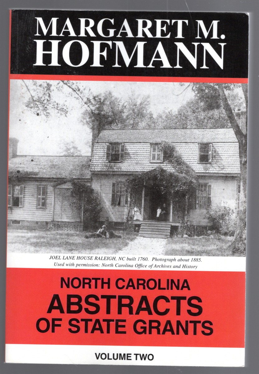 Image for North Carolina Abstracts of State Grants Volume Two North Carolina Abstracts of State Grants Volume Two