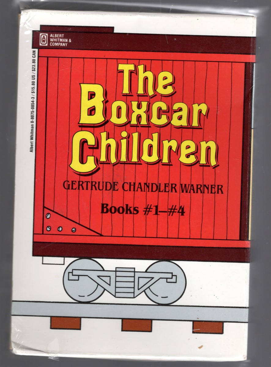 The Boxcar Children Books #1 - #4 The Boxcar Children, Surprise Island, The Yellow House Mystery, Mystery Ranch