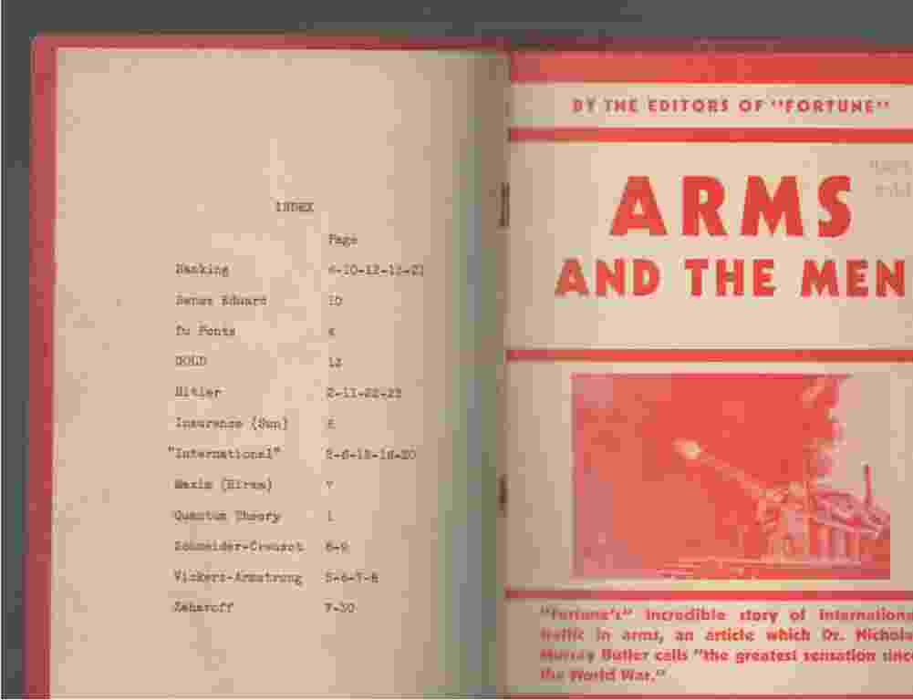 Image for Arms and the Men By the Editors of Fortune