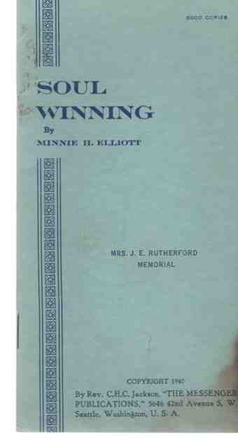 ELLIOTT, MINNIE H. - Soul Winning