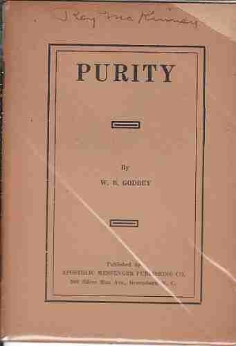 GODBEY, REV. W. B. - Purity