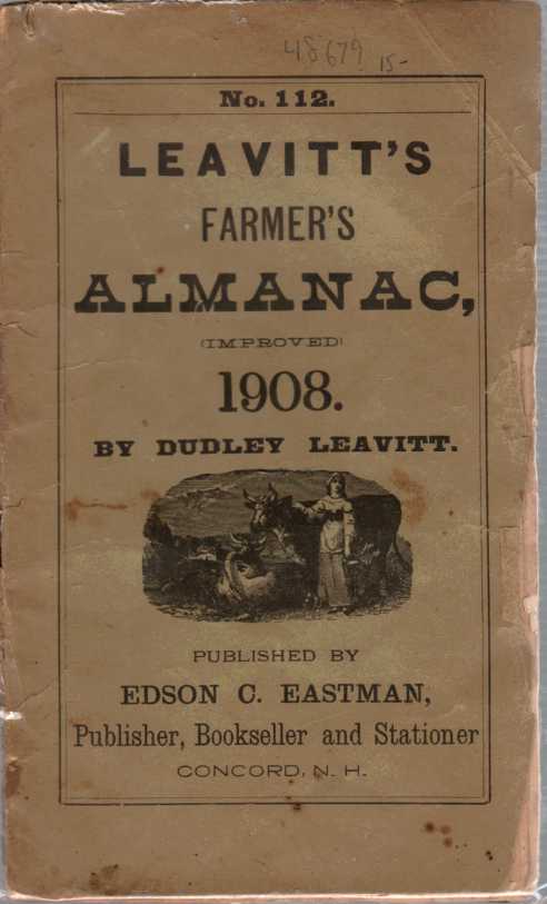 Image for Leavitt's Farmer's Almanac, 1908  No. 112