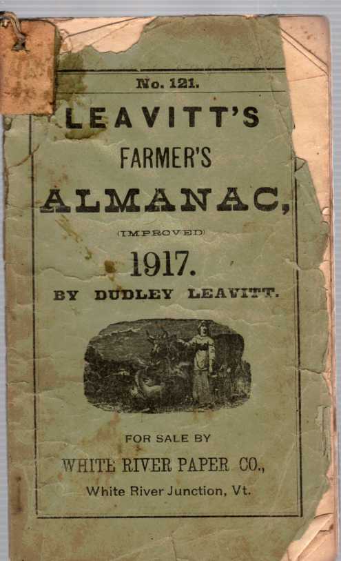 LEAVITT, DUDLEY - Leavitt's Farmer's Almanac, 1917 No. 121